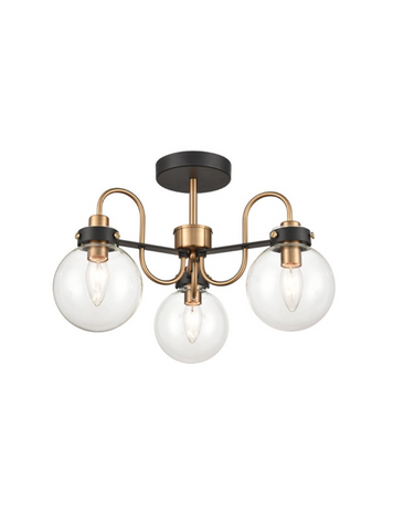 Equinox 3lt Semi-Flush Ceiling Light