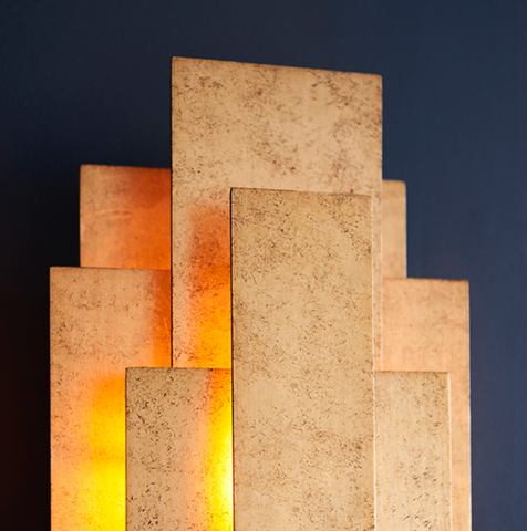 Hestia Wall Light - Antique Gold