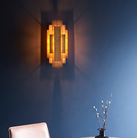 Hestia Wall Light - Antique Gold