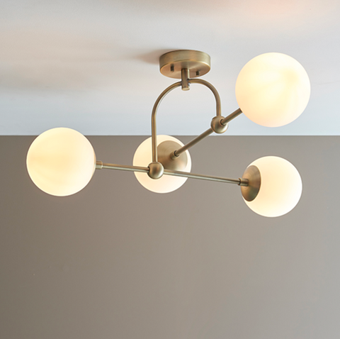Nova 4lt Semi-Flush Ceiling Light