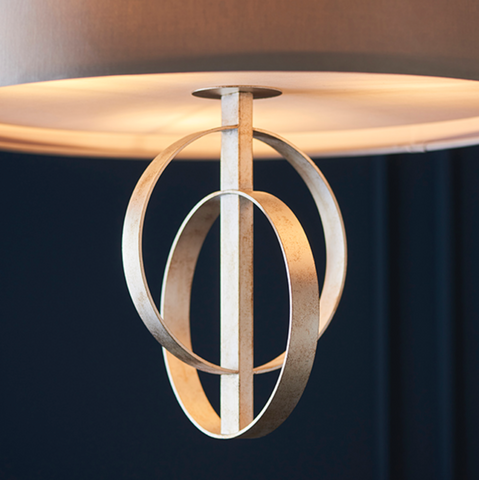 Astrid 3lt Pendant - Silver Leaf
